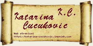 Katarina Čučuković vizit kartica